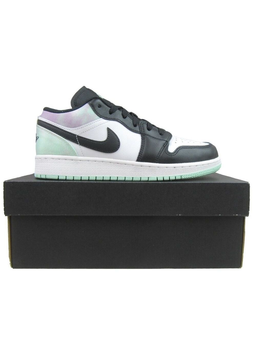 Air Jordan 1 Low SE Pastel Tie-Dye GS Size 7Y / Women's Size 8.5 NEW DQ2514-100